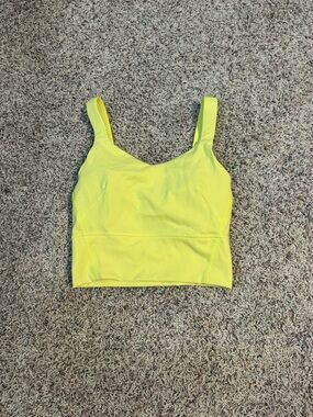 lululemon athletica Neon Yellow Tank Top